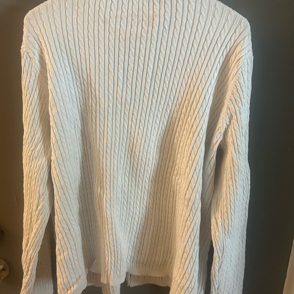 Ralph lauren old money Cream Cardigan Sweater cableknit - Picture 3 of 3